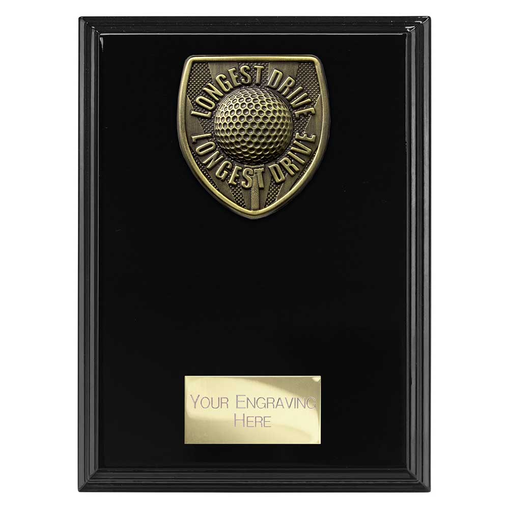 Cobra Plaque Golf Longest Drive Award - 175mm