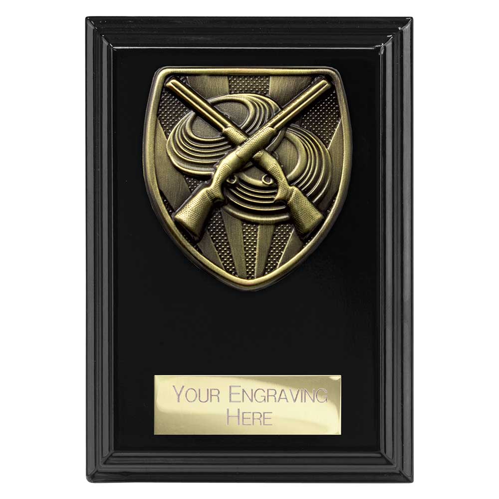 Cobra Plaque Clay Pigeon Shooting Award - 125mm