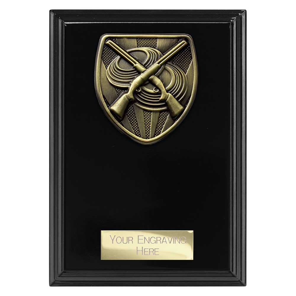 Cobra Plaque Clay Pigeon Shooting Award - 150mm