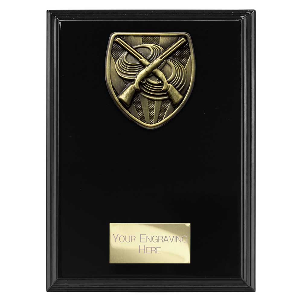 Cobra Plaque Clay Pigeon Shooting Award - 175mm