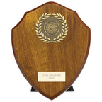 Reward Wreath Shield Walnut - 175mm