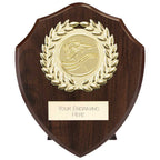 Reward Wreath Shield Mahogany - 100mm