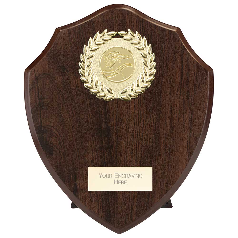Reward Wreath Shield Mahogany - 175mm