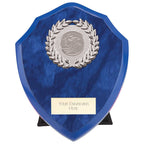 Reward Wreath Shield Azure Blue - 150mm