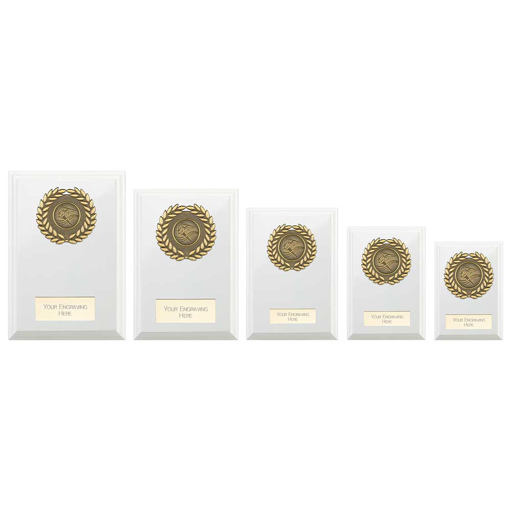 Reward Wreath Plaque Arctic White