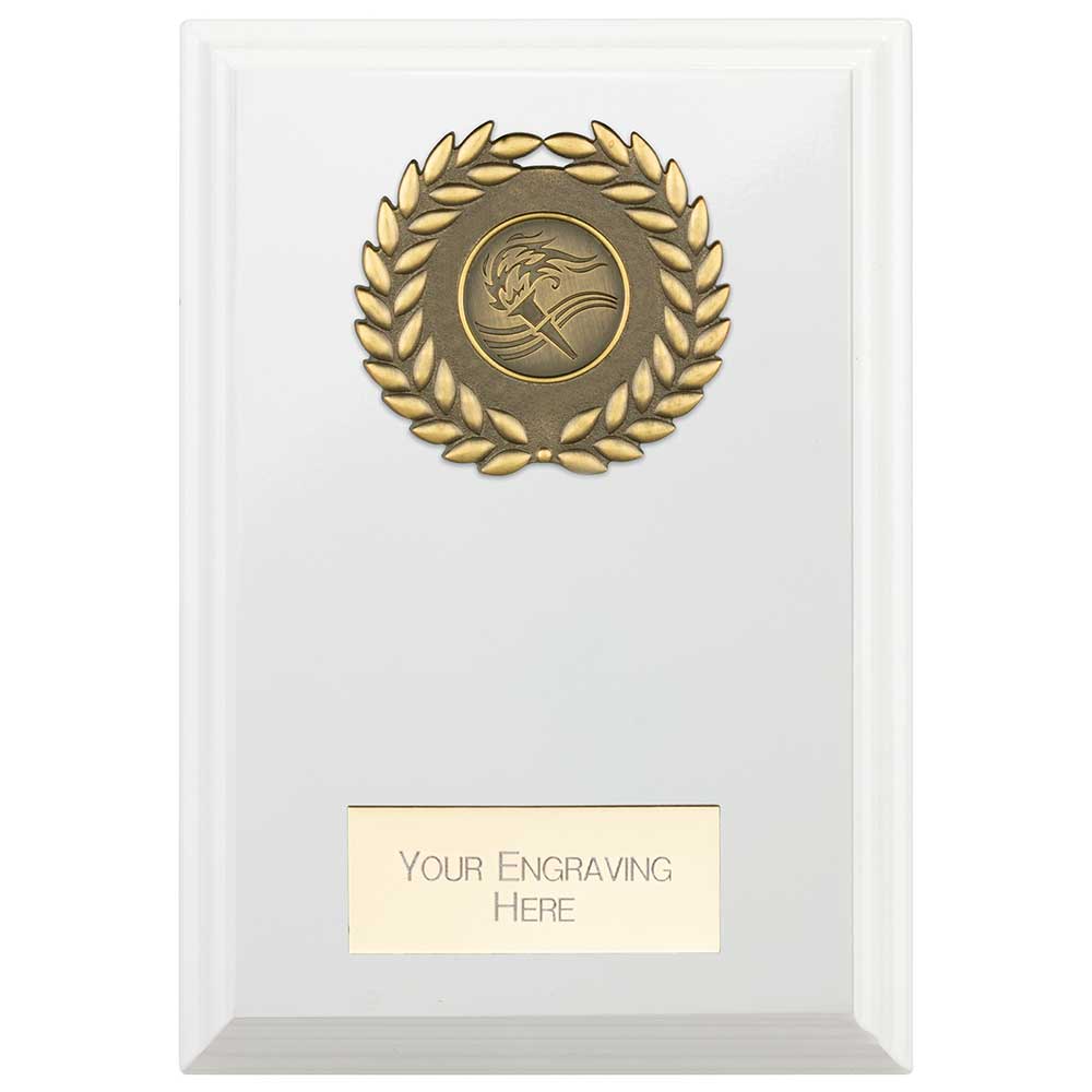 Reward Wreath Plaque Arctic White - 175x130mm