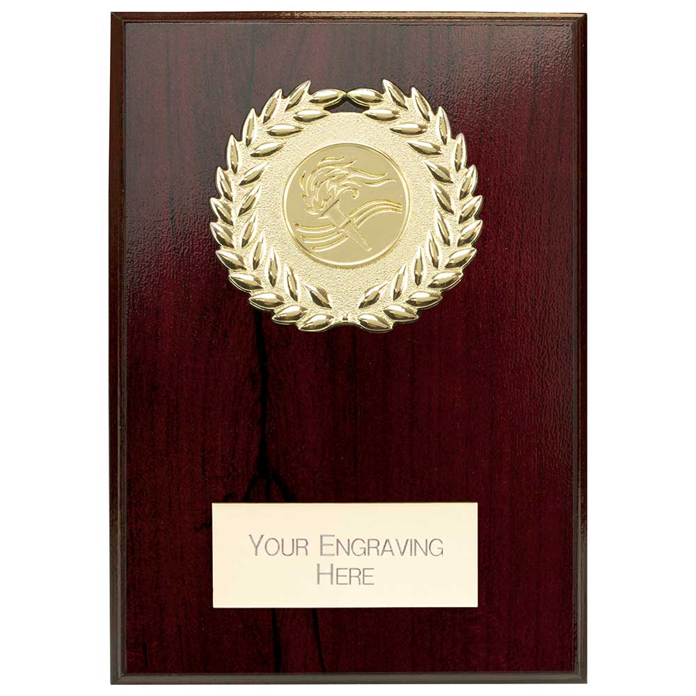 Reward Wreath Plaque Cracked Cherry - 150x110mm