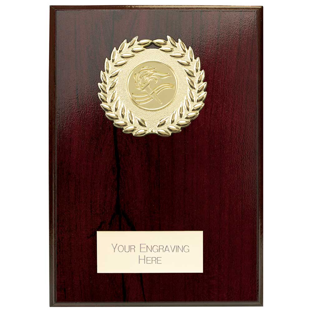 Reward Wreath Plaque Cracked Cherry - 175x130mm