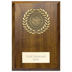 Reward Wreath Plaque Walnut - 150x110mm