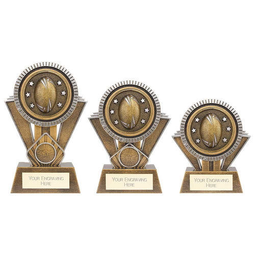 Apex Ikon Rugby Award Gold & Silver