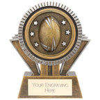 Apex Ikon Rugby Award Gold & Silver - 130mm