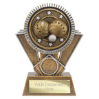 Apex Ikon Lawn Bowls Award Gold & Silver - 155mm