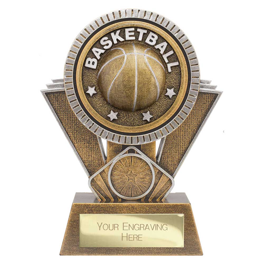 Apex Ikon Basketball Award Gold & Silver - 155mm
