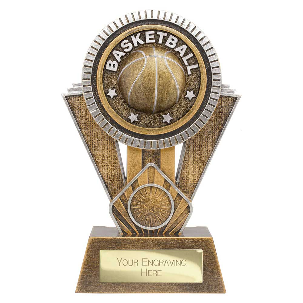 Apex Ikon Basketball Award Gold & Silver - 180mm