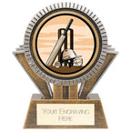 Apex Cricket Award Gold & Silver - 130mm