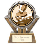 Apex Table Tennis Award Gold & Silver - 130mm