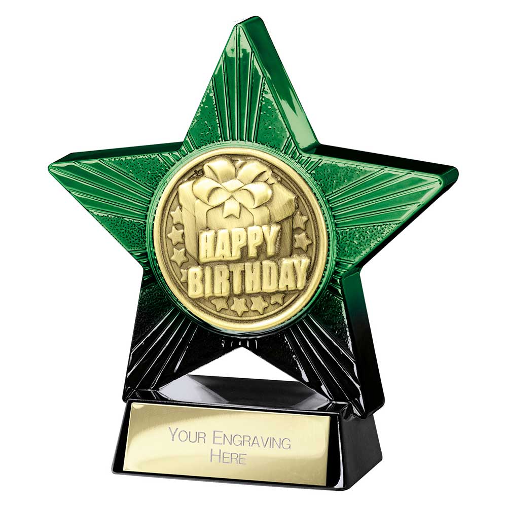 Superstar Happy Birthday Award - 110mm