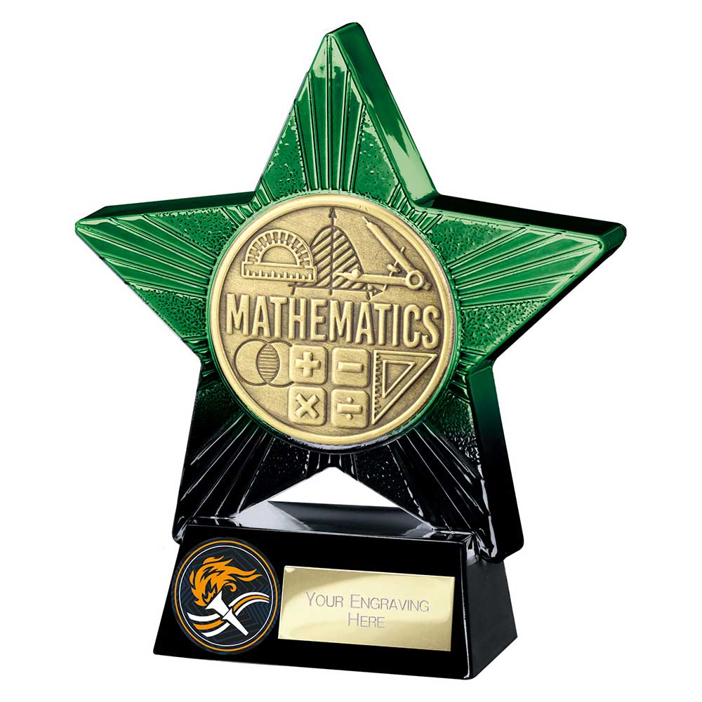 Superstar Maths Award - 140mm