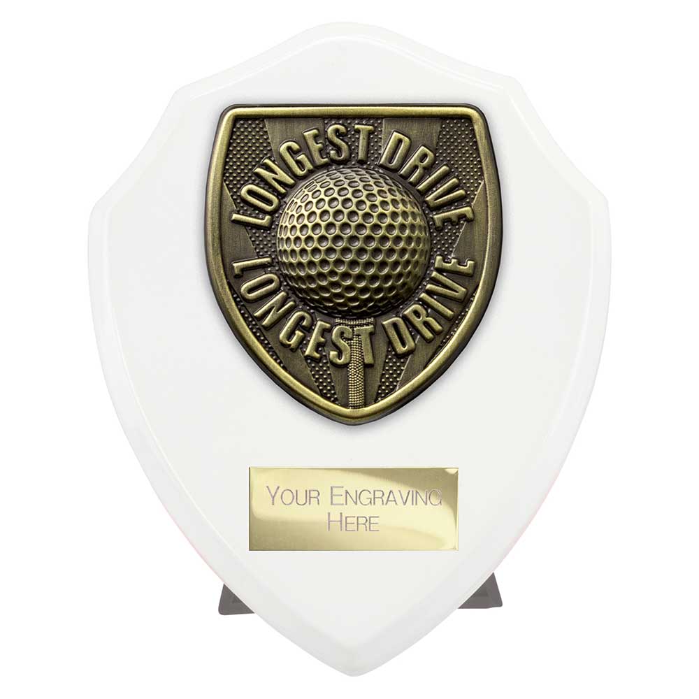 Cobra Shield Golf Longest Drive Award - 125mm