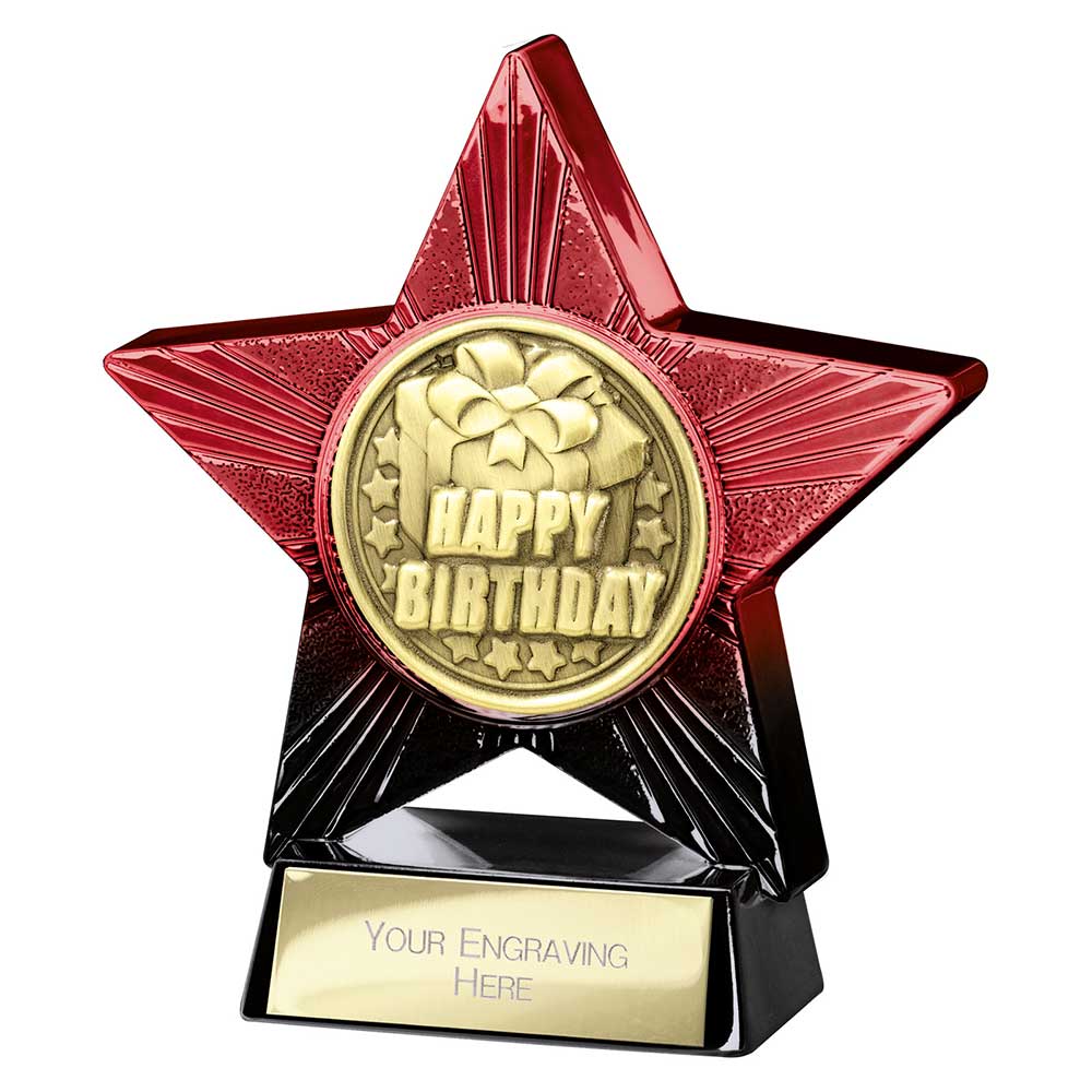 Superstar Happy Birthday Award - 110mm