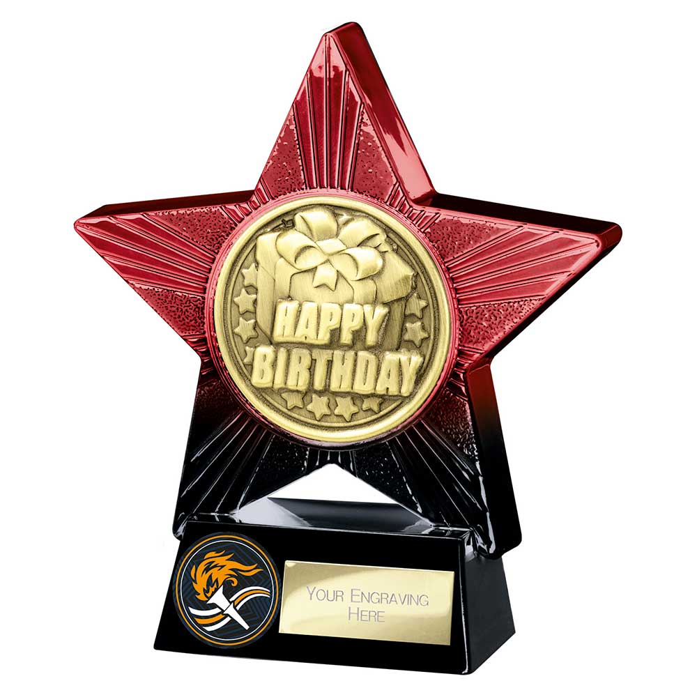 Superstar Happy Birthday Award - 140mm