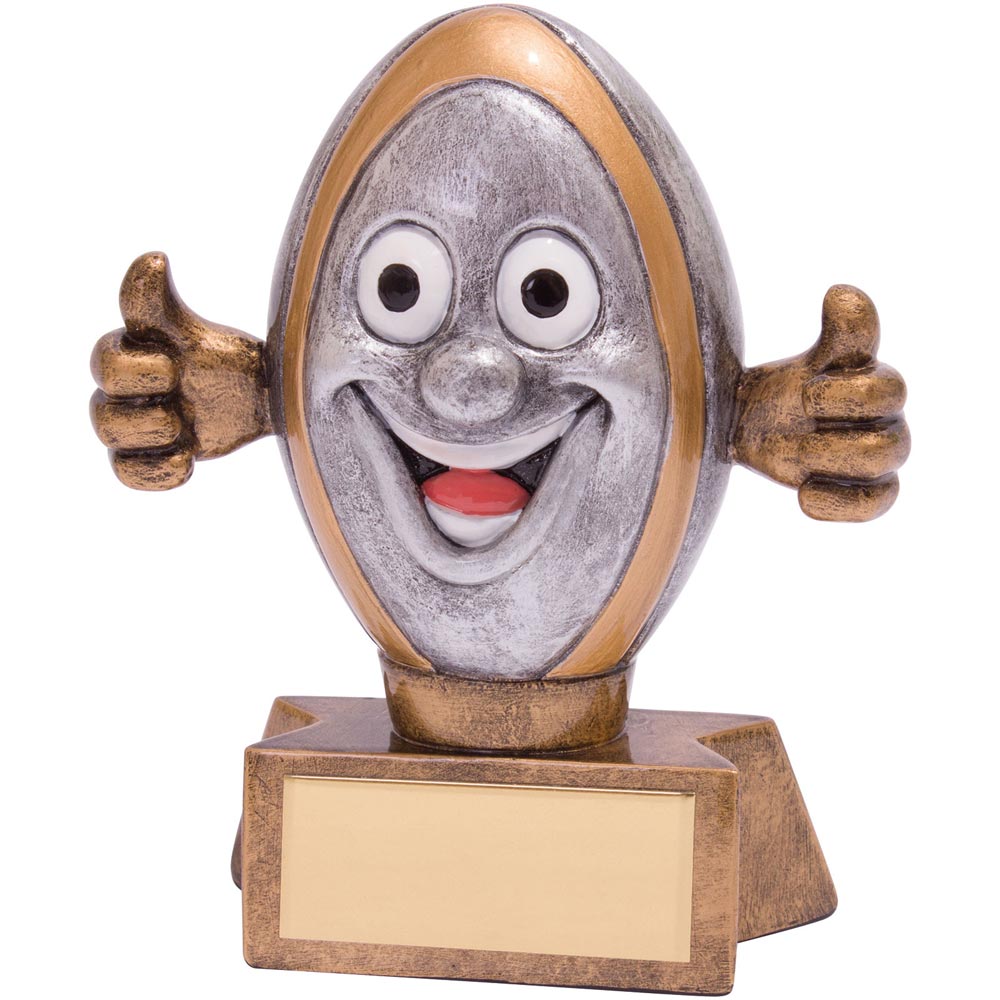 Smiler Rugby Award - 95mm
