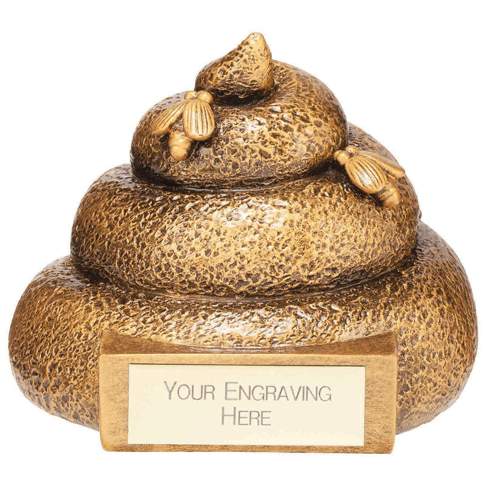 Stinky Poo Resin Award - 70mm