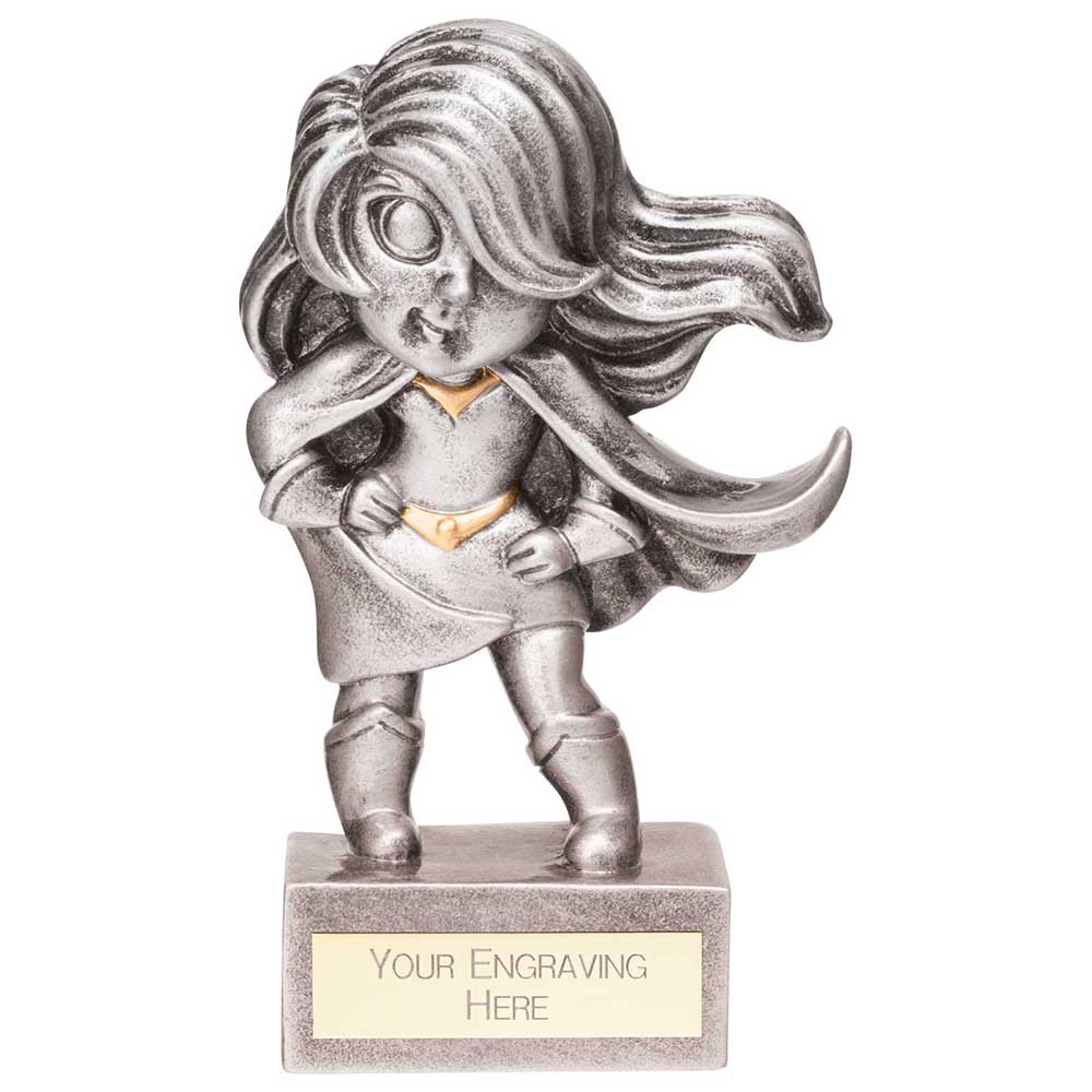 Superhero Female Award Antique silver - 100mm