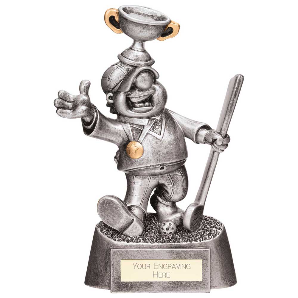 Goof Balls Golf Winner Award Silver - 185mm
