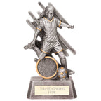 Focus Football Award Antque Silver - 130mm