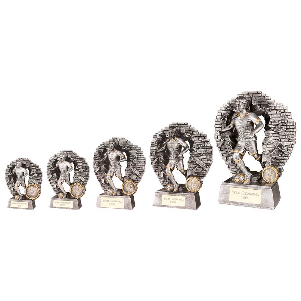Blast Out Male Football Resin Aw
