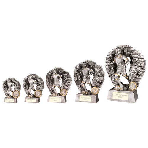 Blast Out Male Football Resin Aw
