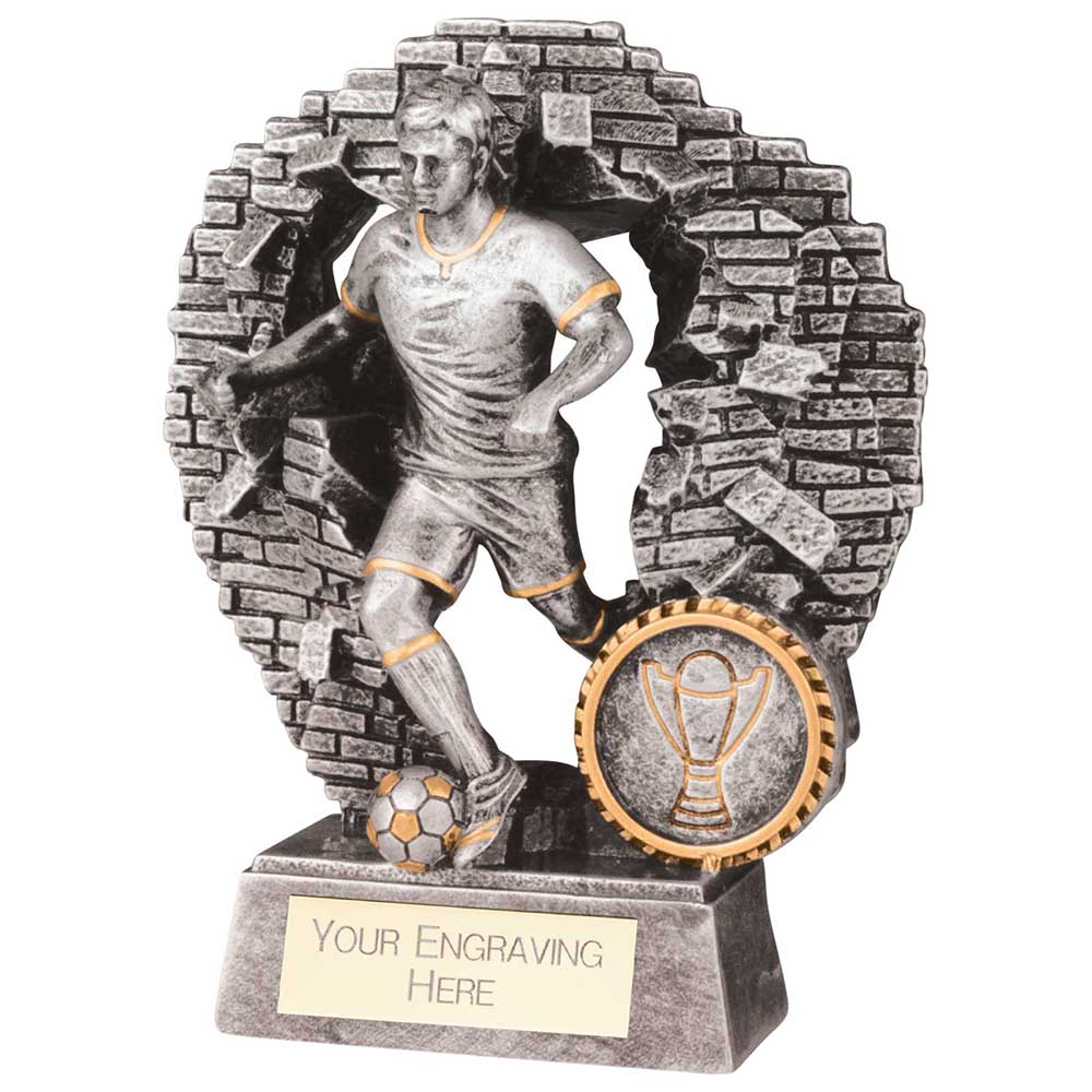 Blast Out Male Football Resin Aw - 130mm