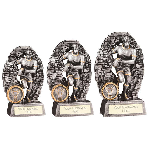 Blast Out Male Rugby Resin Award