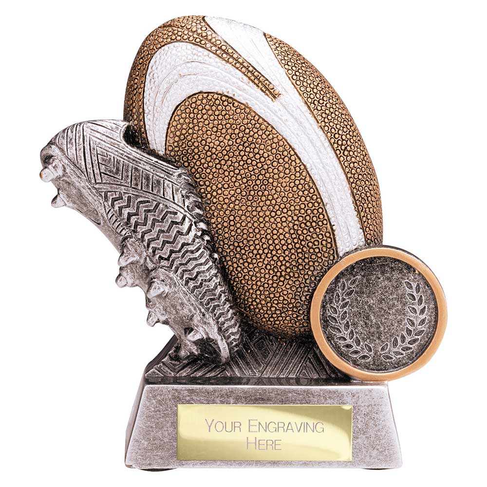 Exodus Rugby Boot & Ball Award - 105mm
