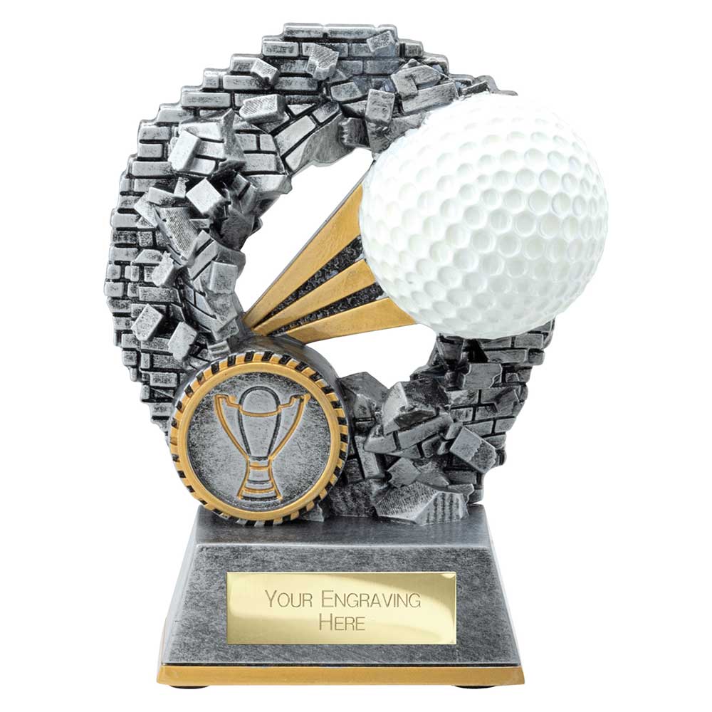 Blast Out Golf Ball Resin Award - 120mm