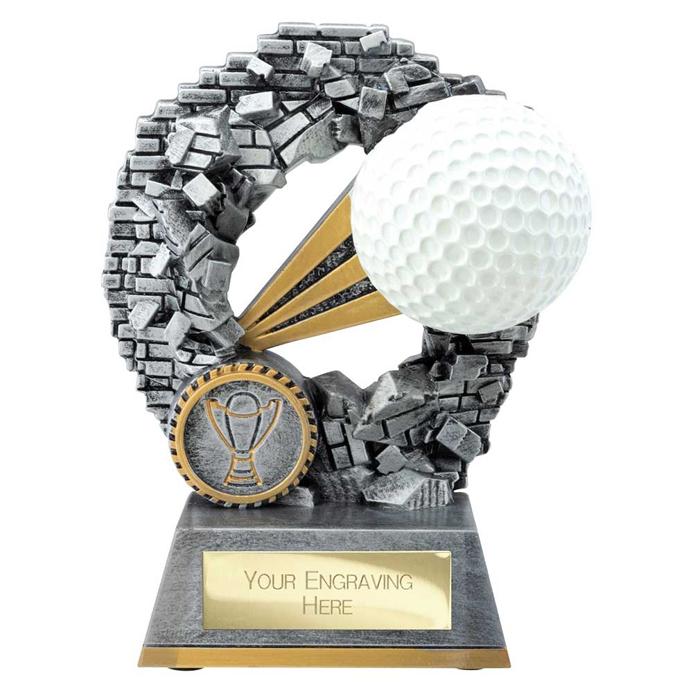Blast Out Golf Ball Resin Award - 140mm