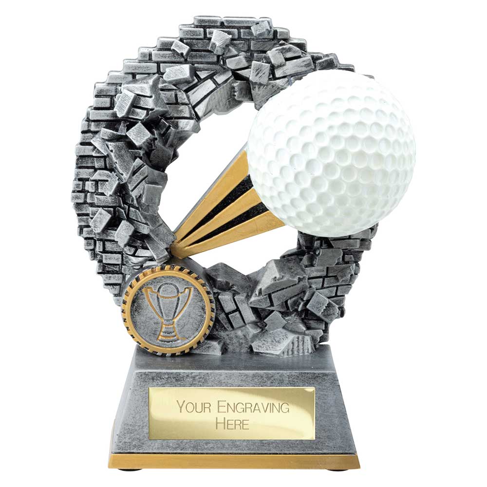 Blast Out Golf Ball Resin Award - 155mm