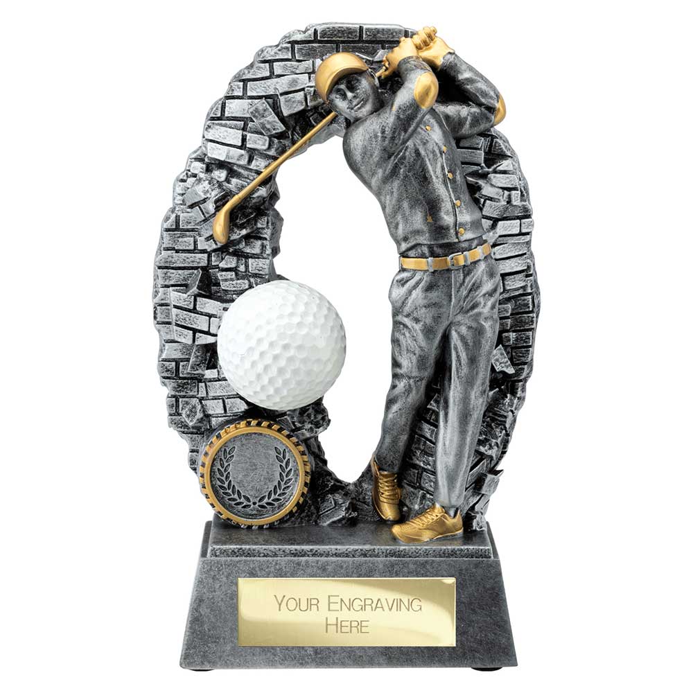 Blast Out Golf Male Resin Award - 190mm