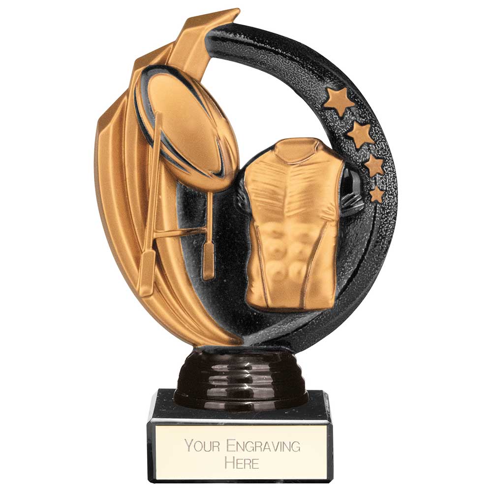 Renegade Legend Rugby Award Black - 145mm