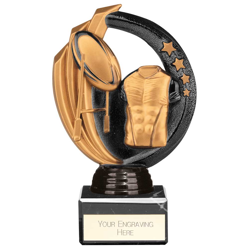 Renegade Legend Rugby Award Black - 155mm