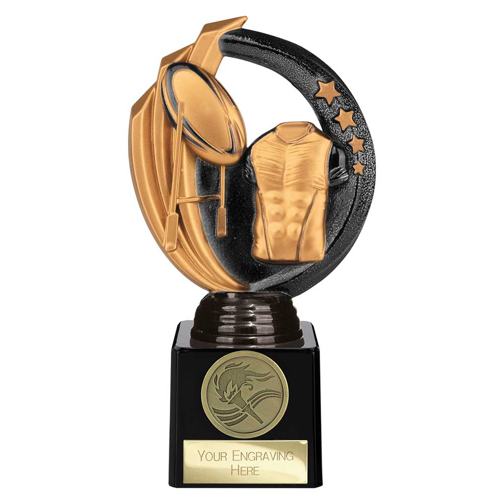 Renegade Legend Rugby Award Black - 175mm
