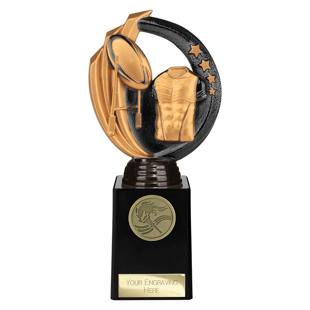 Renegade Legend Rugby Award Black - 200mm