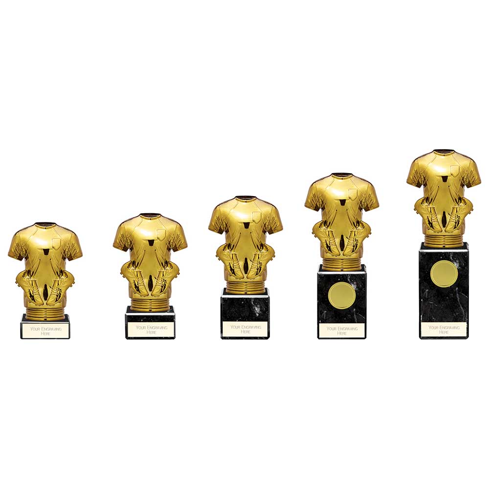 Fusion Viper Legend Football Shirt Black & Gold - TH24061