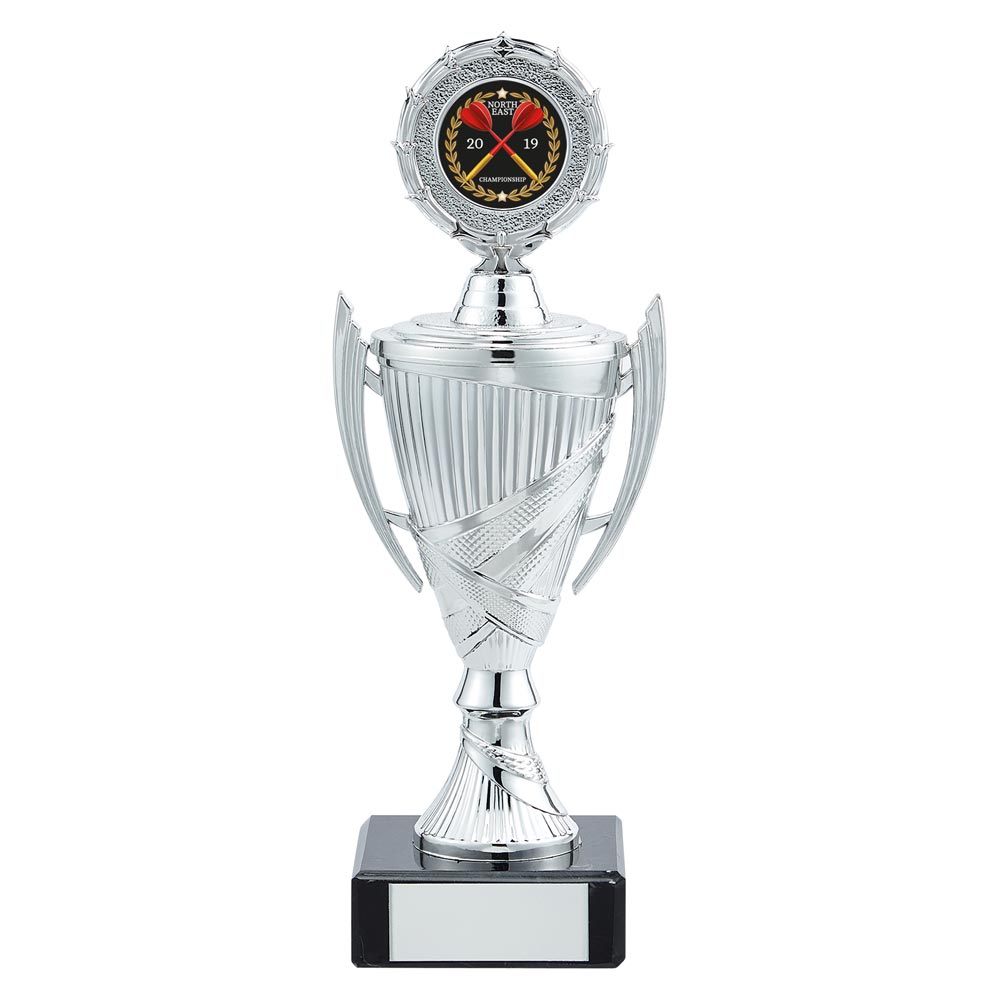 Crusader Plastic Cup Silver - 190mm