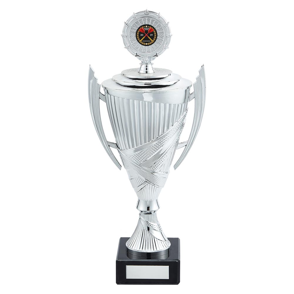 Crusader Plastic Cup Silver - 325mm