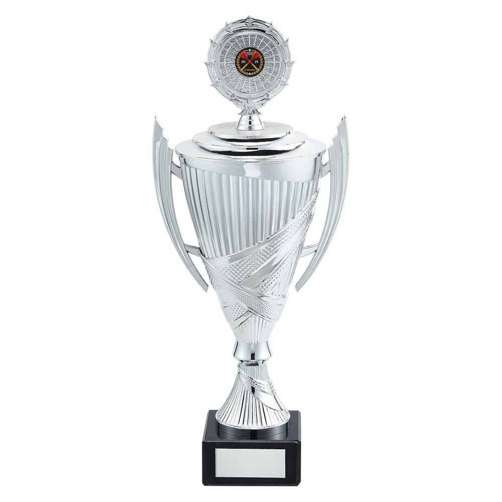 Crusader Plastic Cup Silver - 380mm
