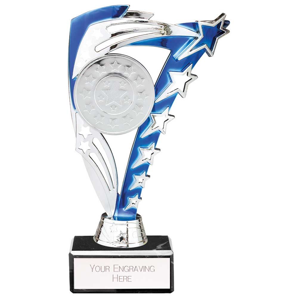 Frenzy Multisport Trophy Silver & Blue - 185mm