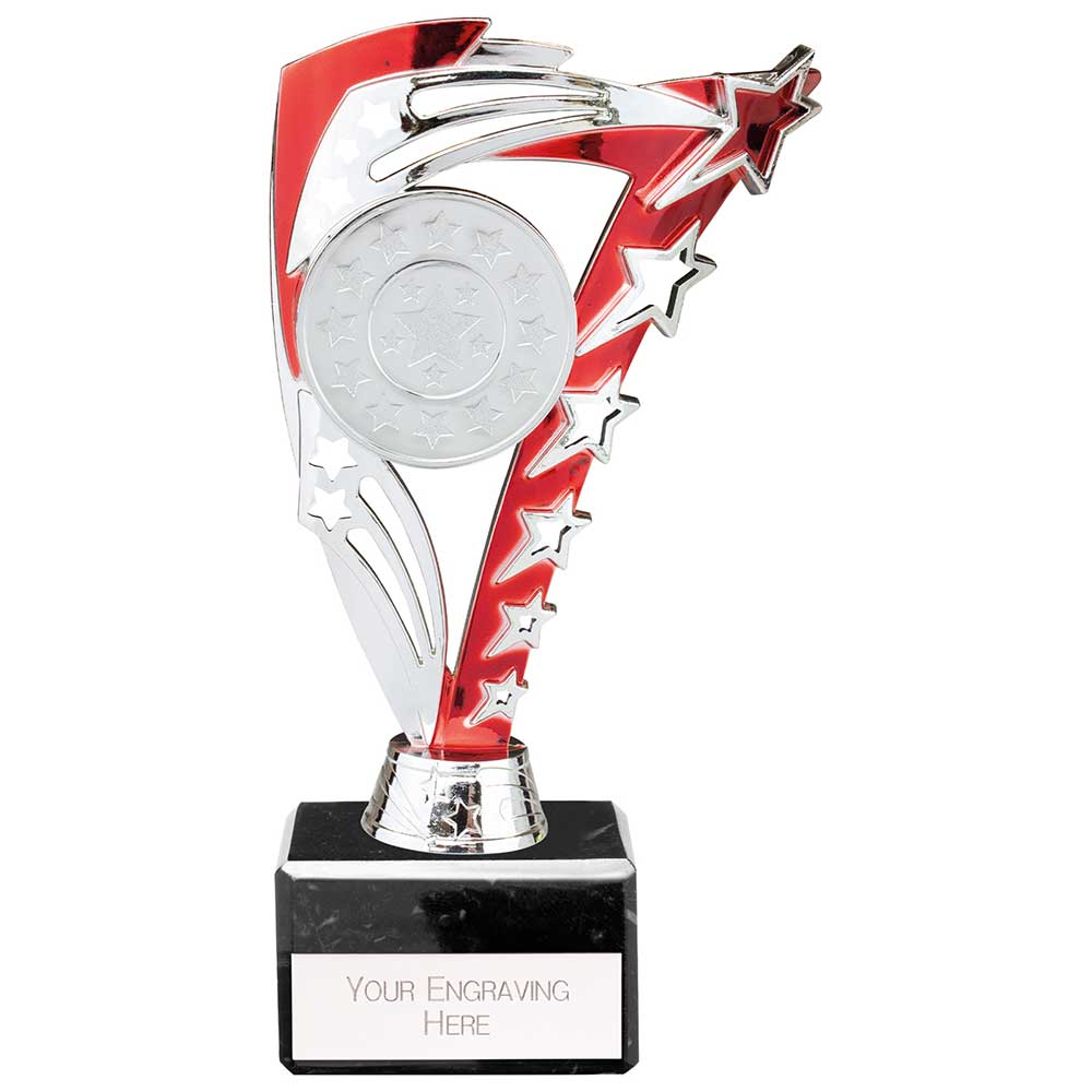 Frenzy Multisport Trophy Silver & Red - 195mm