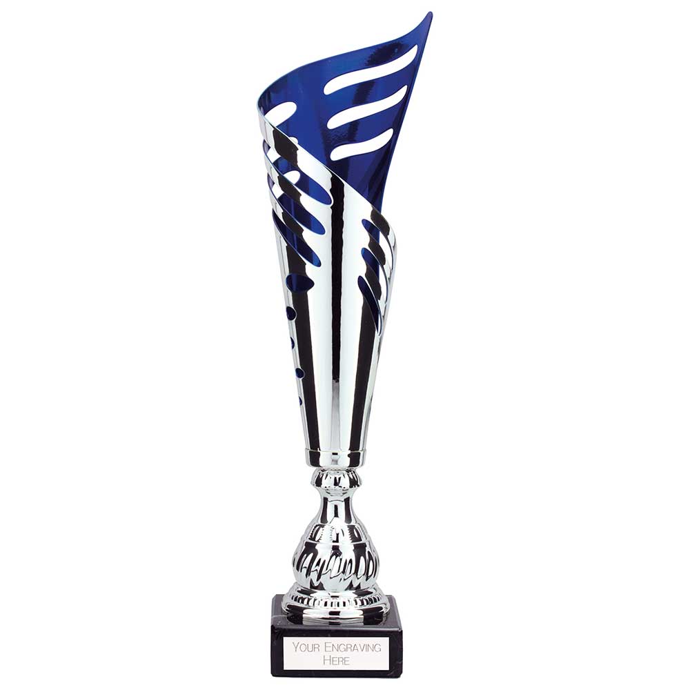 Atlantis Silver/Blue Laser Cup 385mm - 385mm